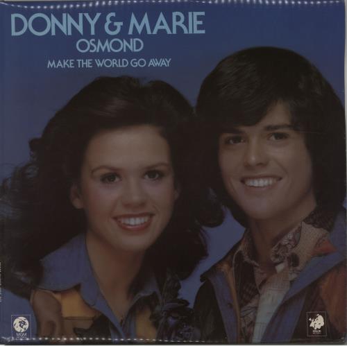 Donny & Marie Osmond Make The World Go Away vinyl LP album (LP record) UK D4OLPMA676655