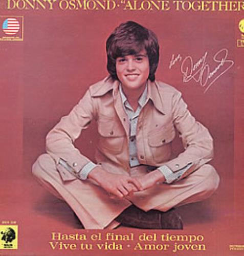 Donny Osmond Alone Together vinyl LP album (LP record) Mexican DOSLPAL262110