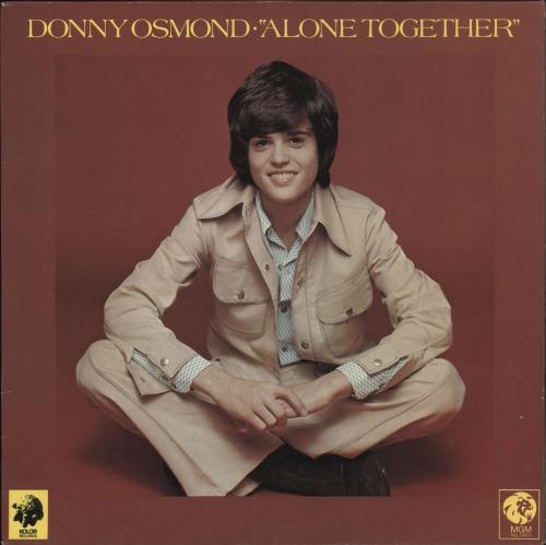 Donny Osmond Alone Together vinyl LP album (LP record) UK DOSLPAL727737