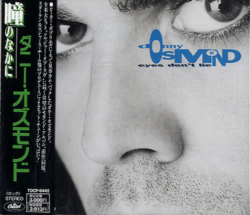 Donny Osmond Eyes Don't Lie CD album (CDLP) Japanese DOSCDEY153446