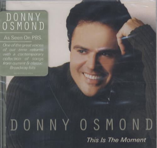 Donny Osmond This Is The Moment CD album (CDLP) US DOSCDTH174782