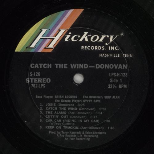 Donovan Catch The Wind - VG vinyl LP album (LP record) US DOVLPCA878253