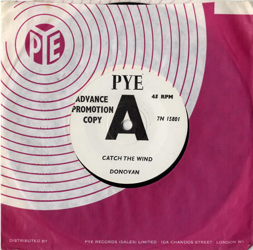 Donovan Catch The Wind 7" vinyl single (7 inch record / 45) UK DOV07CA477826