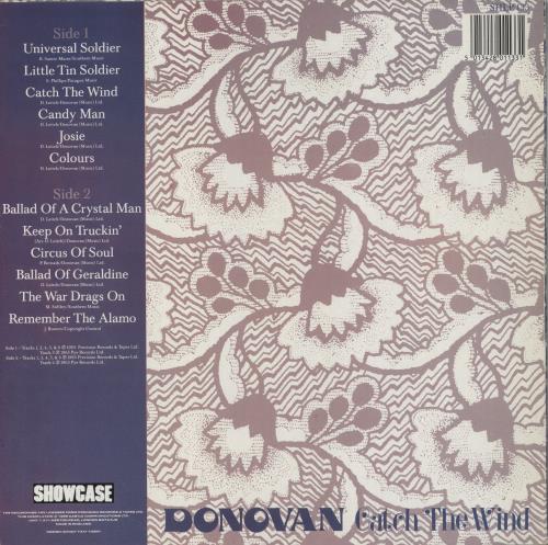 Donovan Catch The Wind vinyl LP album (LP record) UK DOVLPCA853613