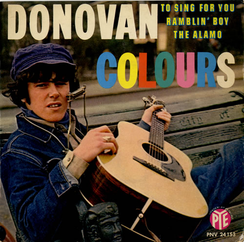 Donovan Colours EP 7" vinyl single (7 inch record / 45) French DOV07CO294753