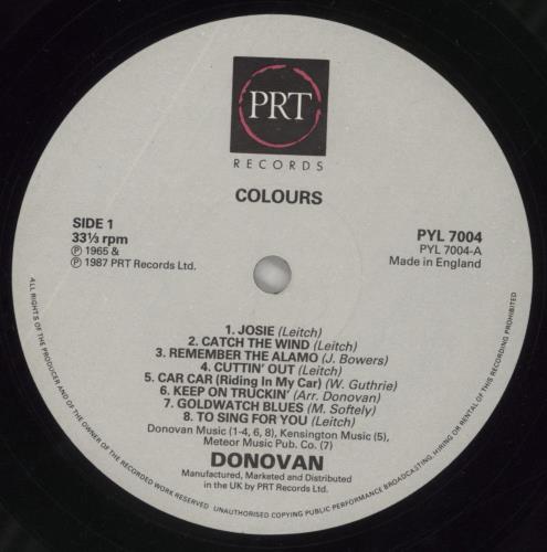 Donovan Colours 2-LP vinyl record set (Double LP Album) UK DOV2LCO290446