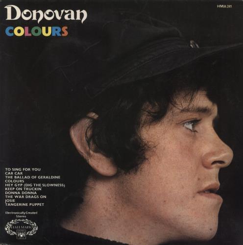 Donovan Colours vinyl LP album (LP record) UK DOVLPCO617480