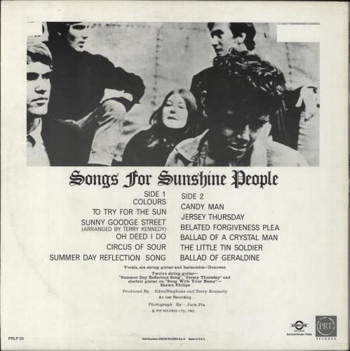 Donovan Fairytale vinyl LP album (LP record) Italian DOVLPFA862517