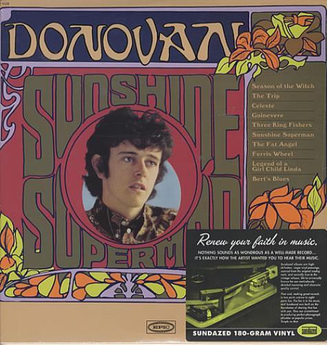 Donovan Sunshine Superman vinyl LP album (LP record) US DOVLPSU339902