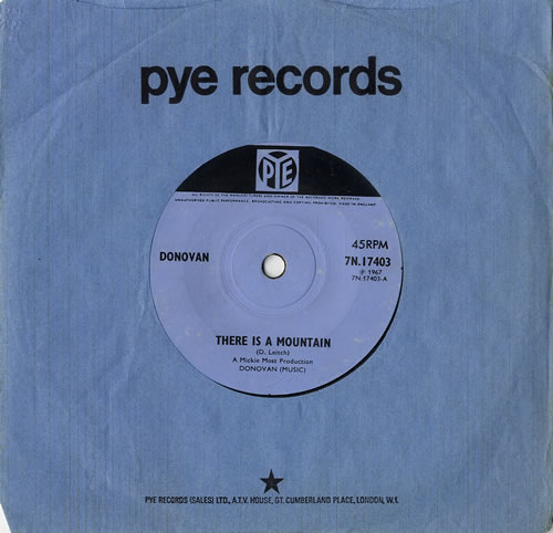Donovan There Is A Mountain - 2nd 7" vinyl single (7 inch record / 45) UK DOV07TH93755
