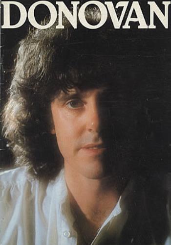 Donovan Tour Programme tour programme UK DOVTRTO325835
