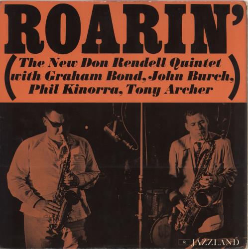 Don Rendell Roarin' - White Label vinyl LP album (LP record) UK D2XLPRO706916