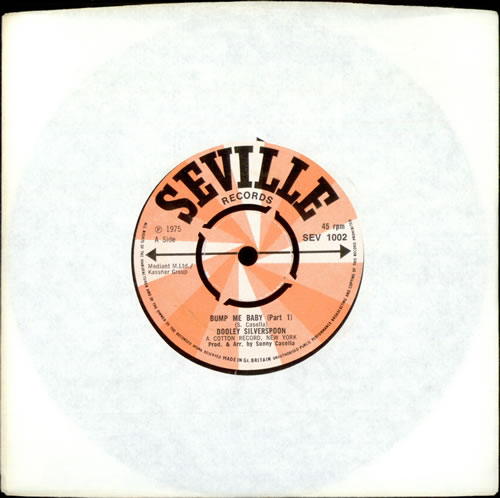 Dooley Silverspoon Bump Me Baby 7" vinyl single (7 inch record / 45) UK DYQ07BU503906