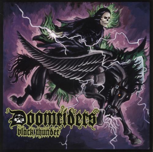 Doomriders Black Thunder - Red Transparent Vinyl vinyl LP album (LP record) US Q6XLPBL866334