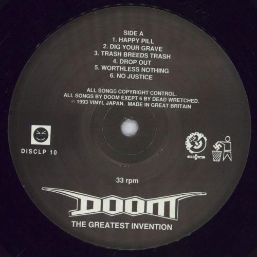Doom The Greatest Invention vinyl LP album (LP record) UK E4-LPTH831923