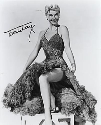Doris Day Autographed Stage Dress Photograph photograph UK DRDPHAU259391