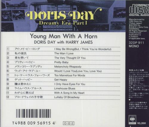Doris Day Young Man With A Horn CD album (CDLP) Japanese DRDCDYO831638