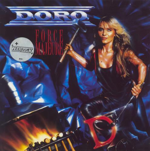 Doro Force Majeure - Sticker vinyl LP album (LP record) German D-OLPFO186833