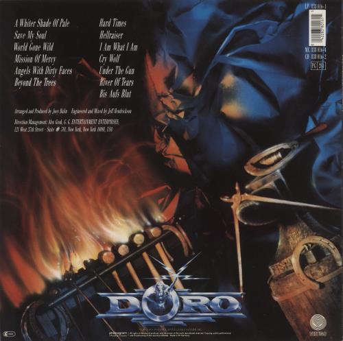 Doro Force Majeure vinyl LP album (LP record) German D-OLPFO591243