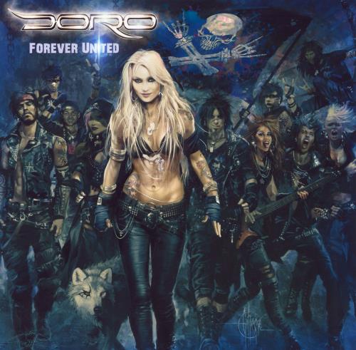 Doro Forever Warriors 2-LP vinyl record set (Double LP Album) UK D-O2LFO826042