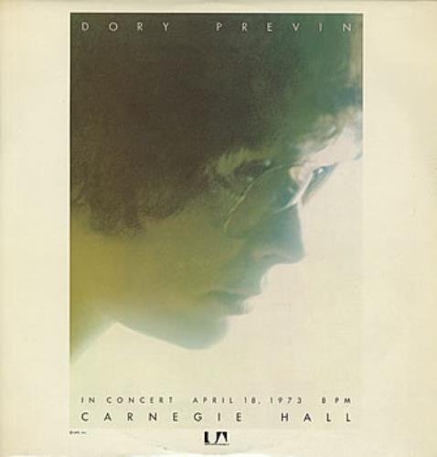 Dory Previn Live At Carnegie Hall 2-LP vinyl record set (Double LP Album) Dutch DOI2LLI384238