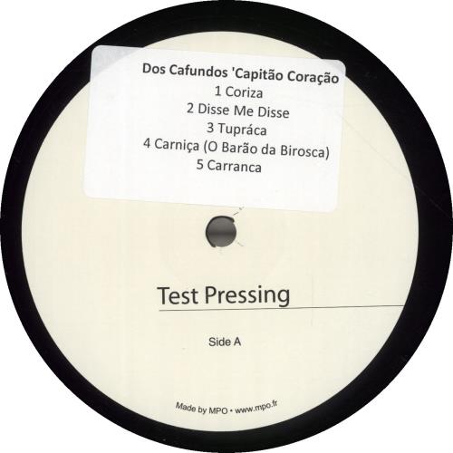 Dos Cafund�s Capit�o Cora��o - Test Pressing vinyl LP album (LP record) UK QQ8LPCA693466