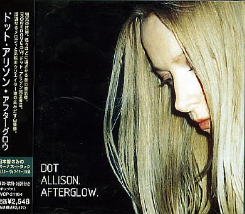 Dot Allison Afterglow CD album (CDLP) Japanese DOTCDAF305297
