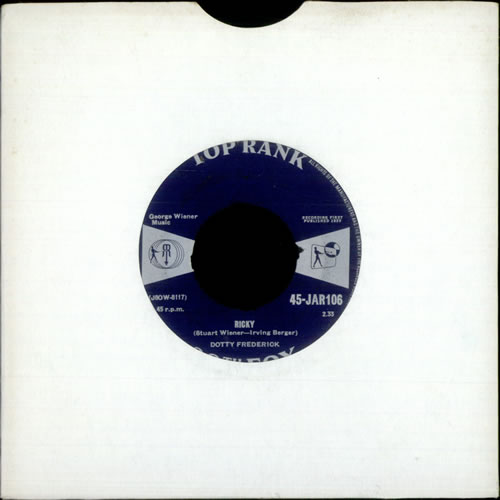 Dotty Frederick Ricky 7" vinyl single (7 inch record / 45) UK D2707RI512656
