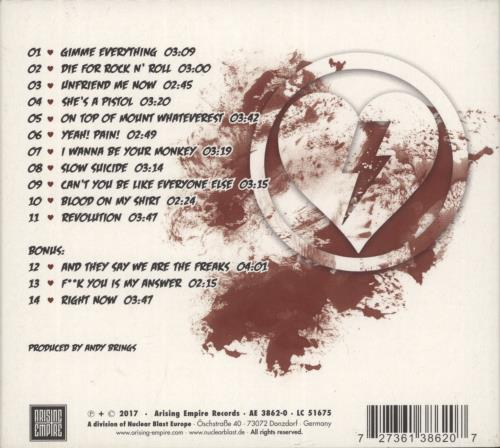 Double Crush Syndrome Die For Rock N' Roll CD album (CDLP) German -1XCDDI888926