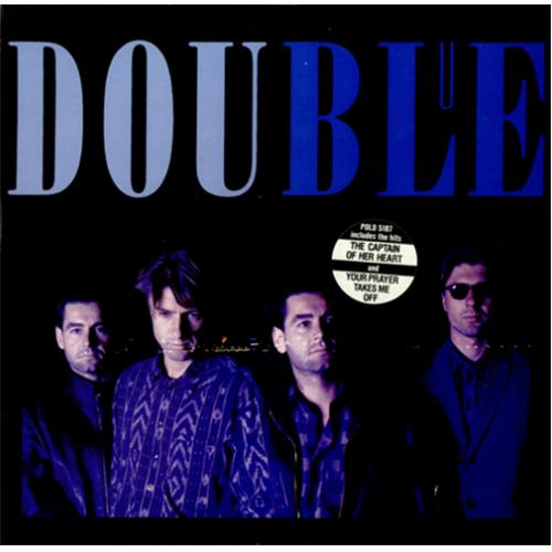 Double Blue UK Promo vinyl LP album (LP record) (422948)