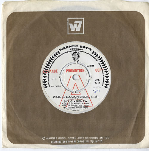 Doug Kershaw Orange Blossom Special 7" vinyl single (7 inch record / 45) UK F7307OR621219