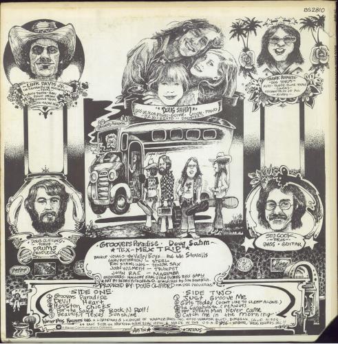 Doug Sahm Groovers Paradise vinyl LP album (LP record) US DSMLPGR801797