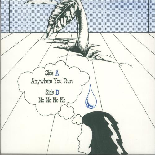 Doug Tuttle Anywhere You Run - Blue Vinyl 7" vinyl single (7 inch record / 45) French 00507AN883263