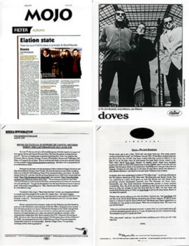 Doves The Last Broadcast media press pack US VOSPPTH217501