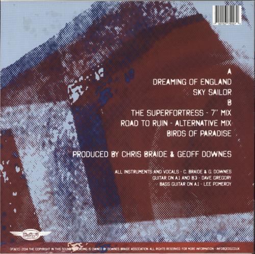 Downes Braide Association Dreaming Of England 12" vinyl single (12 inch record / Maxi-single) UK 3T512DR892219