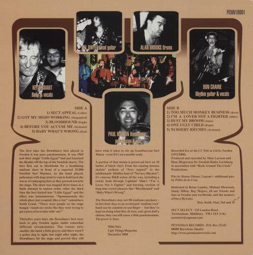 Downliners Sect Burning Snow vinyl LP album (LP record) UK DWSLPBU483540