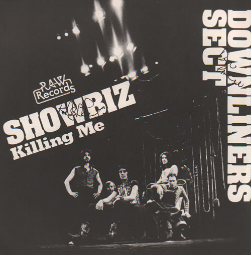 Downliners Sect Showbiz - Autographed 7" vinyl single (7 inch record / 45) UK DWS07SH635679