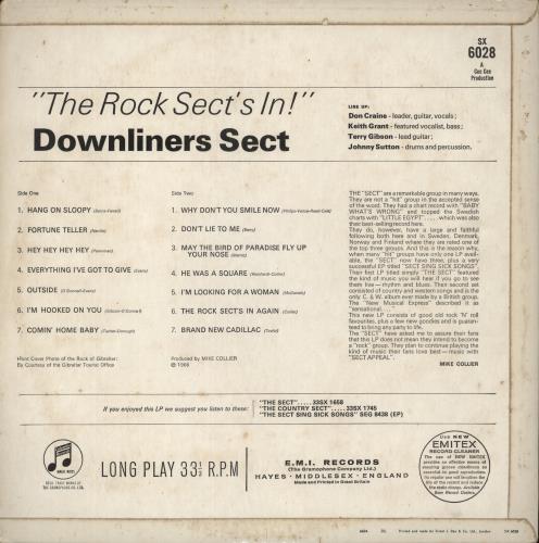 Downliners Sect The Rock Sect's In - VG vinyl LP album (LP record) UK DWSLPTH871516