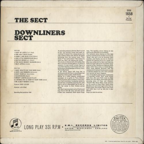 Downliners Sect The Sect - 1st - VG vinyl LP album (LP record) UK DWSLPTH843464