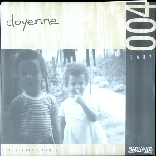 Doyenne High Maintenance 7" vinyl single (7 inch record / 45) US D1407HI509477
