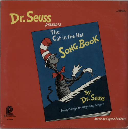 Dr. Seuss The Cat In The Hat Song Book vinyl LP album (LP record) US E-HLPTH604067