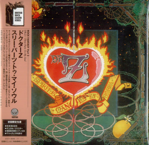 Dr. Z Three Parts To My Soul CD album (CDLP) Japanese DZCCDTH540360