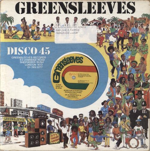 Dr Alimantado Born For A Purpose / Reason For Living - wol 12" vinyl single (12 inch record / Maxi-single) UK D6I12BO811308