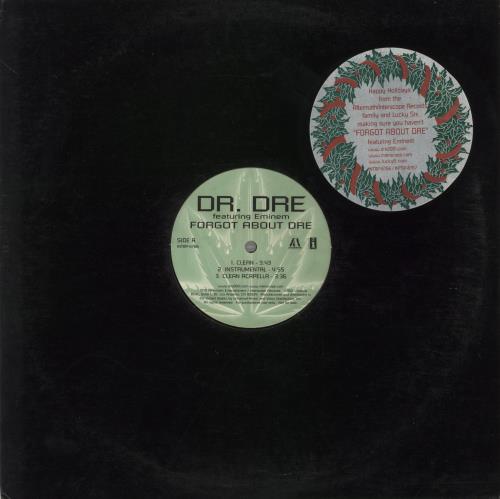 Dr Dre Forgot About Dre 12" vinyl single (12 inch record / Maxi-single) US DR.12FO863673