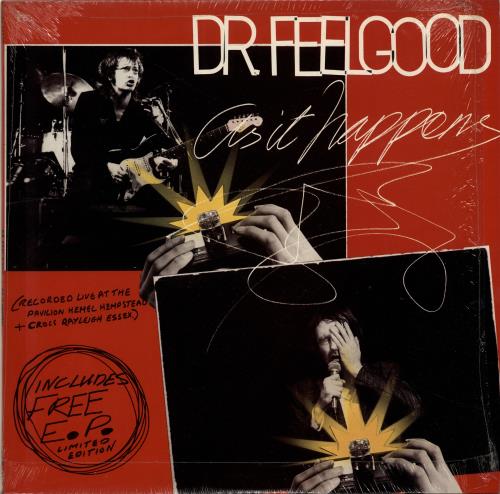 Dr Feelgood As It Happens + 7" - shrink vinyl LP album (LP record) UK DRFLPAS702970