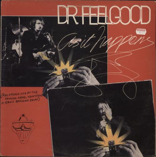 Dr Feelgood As It Happens vinyl LP album (LP record) South African DRFLPAS787702