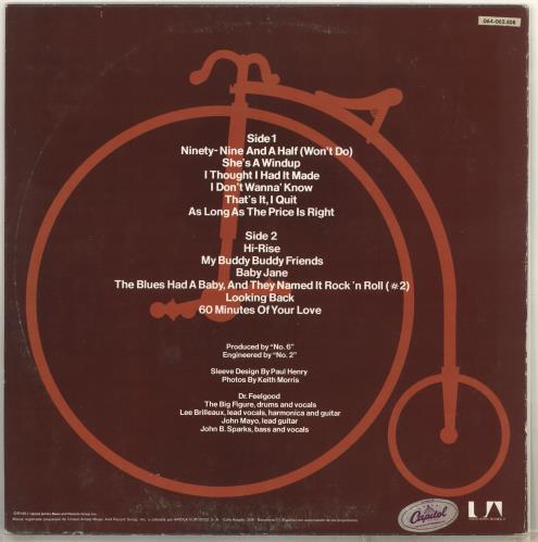 Dr Feelgood Be Seeing You vinyl LP album (LP record) Spanish DRFLPBE713677