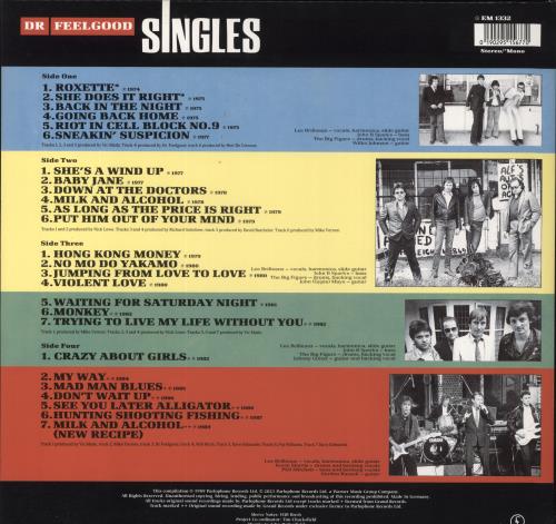 Dr Feelgood Singles The U.A. Years + | Black Vinyl - Sealed 2-LP vinyl record set (Double LP Album) UK DRF2LSI806395