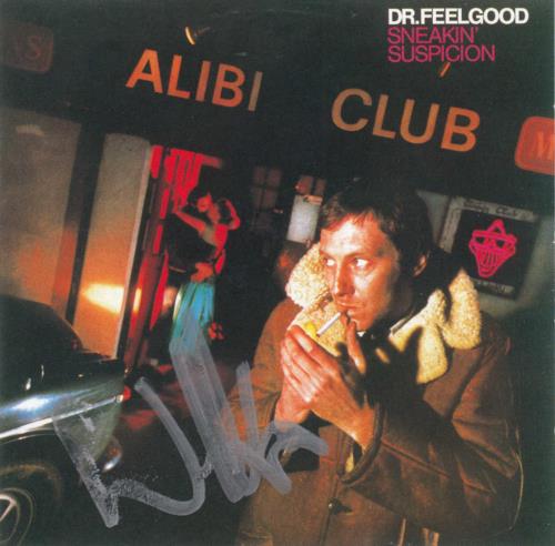 Dr Feelgood Sneakin' Suspicion - Autographed CD album (CDLP) UK DRFCDSN681554