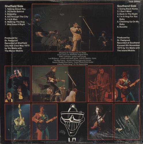 Dr Feelgood Stupidity - 1st - Stickered vinyl LP album (LP record) UK DRFLPST428574